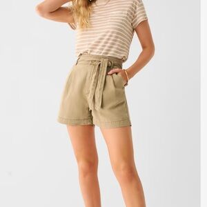 Faherty Paperbag High Waisted Shorts